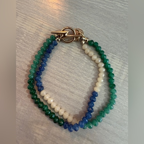 NWOT Marlyn Schiff Beaded Toggle Bracelet - Picture 2 of 7